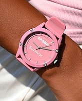 Spgbk Watches Women's Survivor Pink Silicone Strap Watch 44mm