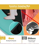 Gouun Mini Trampoline with Enclosure and Heavy-duty Metal Frame