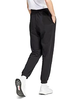 adidas Women's Essentials Small Logo French Terry Cuffed Pants