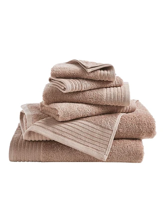 Linery & Co. 100% Featherspun Cotton Quick-Dry 6-Piece Bath Towel Set