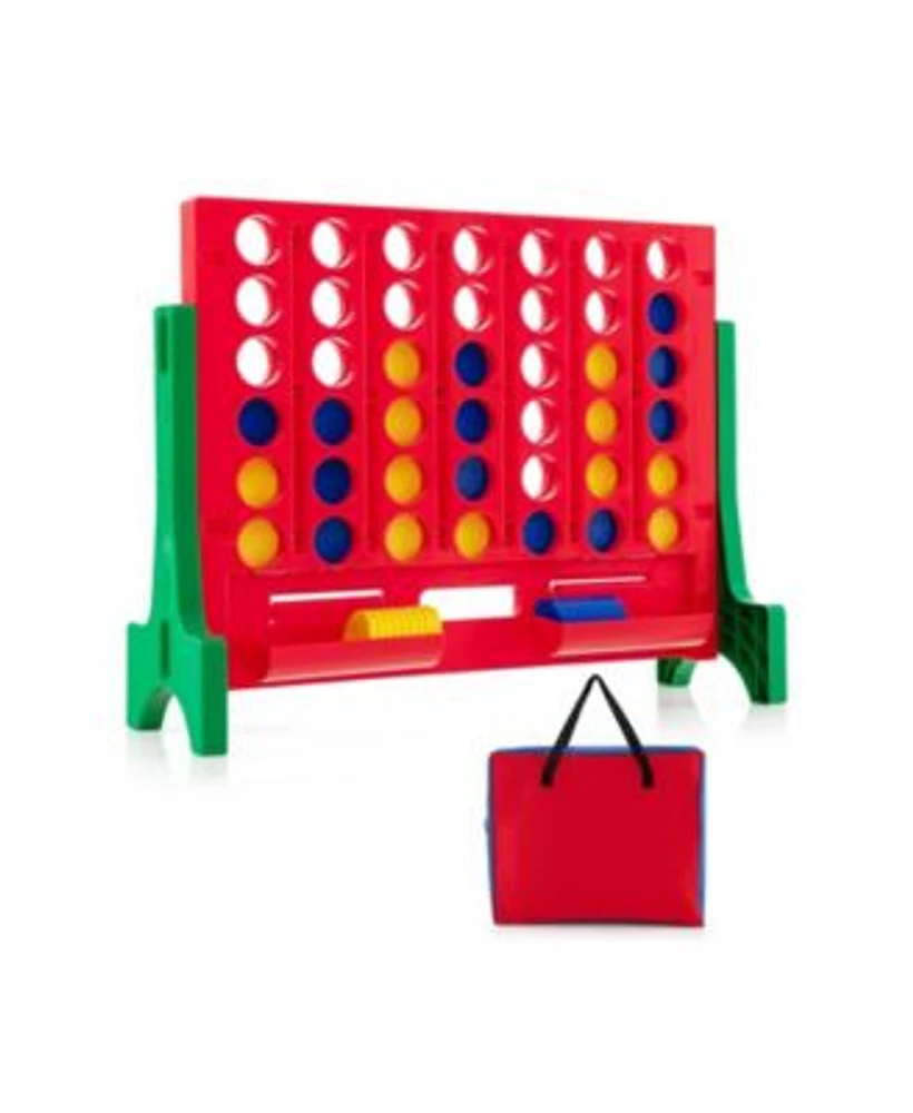 Gouun Jumbo 4-to-Score Connect Game Set with Carrying Bag 42 Coins