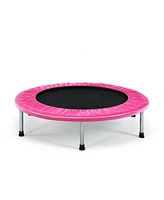 Gouun 38 Inch Mini Folding Trampoline Portable Leisure Fitness Backboard