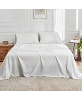 Doz By Sijo Doz 100 Long Staple Cotton Sheet Set Classic Percale Hotel Cool Crisp Breathable Durable
