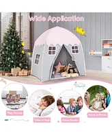 Gymax Kids Play Tent Girls Boys Princess Castle Portable Indoor Outdoor Playhouse