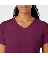 Wink Plus W123 Y-Neck Wrap Scrub Top