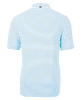 Cutter & Buck Men's Virtue Eco Pique Stripe Recycled Polo Shirt