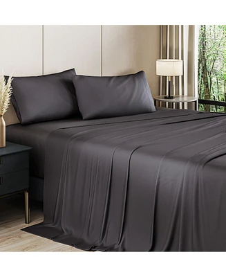 Rayon from Bamboo 4 Piece Deep Pocket Cooling Sheet Set