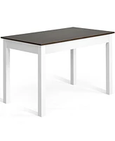 Gouun 5 Pieces Solid Wood Compact Kitchen Dining Set