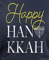 Hybrid Apparel Plus Trendy Happy Hanukkah Graphic Pullover Top