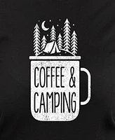 Hybrid Apparel Plus Trendy Coffee Camping Graphic Pullover Top