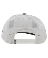 Hooey Big Boys and Girls Gray/White Cactus Ropes Trucker Snapback Hat