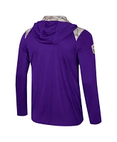 Colosseum Men's Purple Washington Huskies Oht Military Appreciation Quarter-Zip Hoodie Jacket