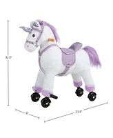 Happy Trails Ride on Horse Unicorn Plush Toy