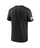 Nike Men's Black West Virginia Mountaineers 2024 Military Appreciation Legend Performance T-Shirt