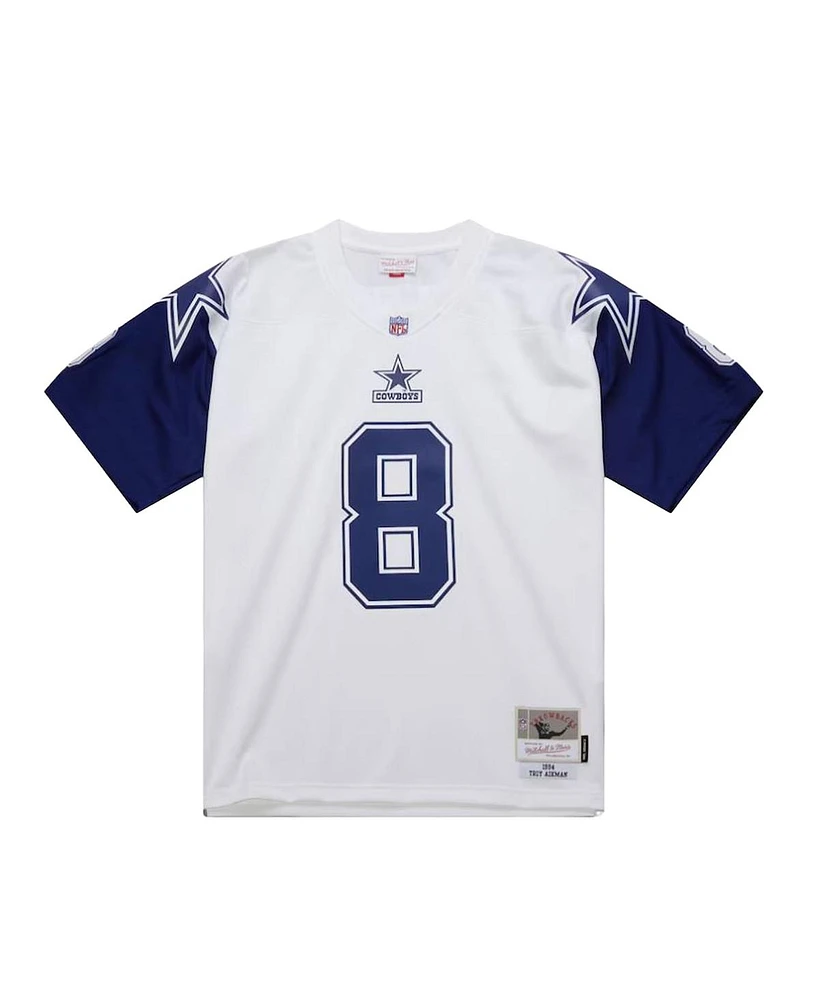 Mitchell & Ness Men's Troy Aikman White Dallas Cowboys 1994 Alternate Legacy Replica Jersey