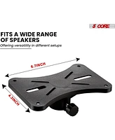 5 Core Speaker Stand Tripod Heavy Duty Adjustable Up to 72 Inch Dj Studio Monitor Stands Pole Mount