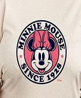 Hybrid Apparel Plus Disney Minnie Mouse Since 1928 Graphic Pullover T-shirt