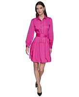 Karl Lagerfeld Paris Women's Embellished Shirt Dress