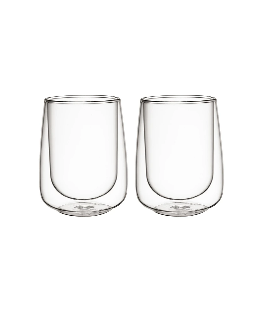 Villeroy & Boch Artesano Hot Cold Beverages Small Insulated Latte Tumbler, Set of 2
