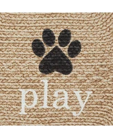Bone Dry Pet Mat Bone Shape Eat Play Love