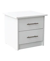 Kings Brand Furniture Corry 2 - Drawer Nightstand, White