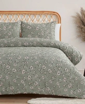 Jessica Simpson Botanical Embossed Comforter Sets