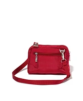 Baggallini Triple Zip Crossbody Bag