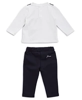 Guess Baby Boy T-Shirt with Attached Vest and Matching Pant, 2-Piece Set