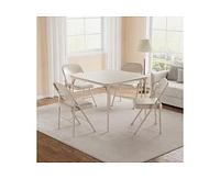 gaomon Folding Table, 33.6 Inch Folding Card Table, Portable Square Folding Table with Pu Soft Cushion