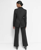 Dkny Women's Ponte Single-Button Notched-Lapel Blazer