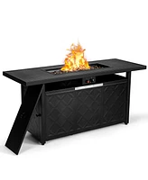 Gouun 57 Inch 50 000 Btu Rectangular Propane Outdoor Fire Pit Table