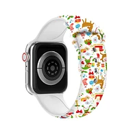 Waloo Christmas Inspired Silicone Band For Apple Watch