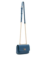 Anne Klein Convertible Flap Small Crossbody Bag