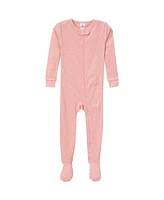 Gerber Baby Girls' Snug Fit Footed Pajamas, -Pack