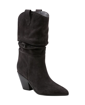 Marc Fisher Ltd Women's Myleea Slouchy Pointy Toe Dress Boots