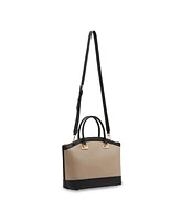 Anne Klein Structured Dome Large Satchel Bag