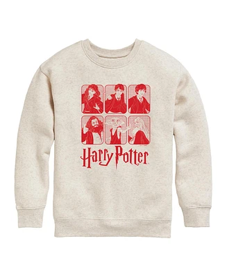 Harry Potter Big Girls Grid Graphic Raglan Top