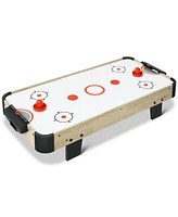 Inolait 36" Mini Tabletop Air Hockey Game w/Electric Motor Fan, 2 Pushers and 2 Air Hockey Pucks