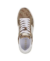 Guess Women's Jrone Lace-Up Low Profile Court Sneakers