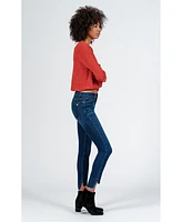 Black Orchid Denim Women's Miranda Off Step High Rise Skinny