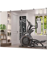 keonjinn Rectangle Metal Wall Mirror Home Gym