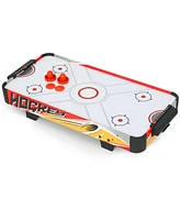 Sugift 36" Mini Tabletop Air Hockey Table for Kids, Indoor Air Hockey Game w/Electric Motor Fan, Pushers & Pucks