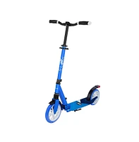 SereneLife Lightweight Foldable Kick Scooter for Adults, Adjustable Height (Blue)