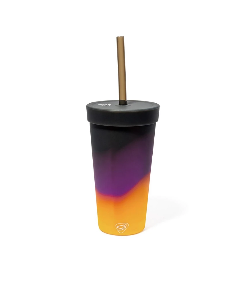 Silipint Straw Tumbler 22oz: Sun Storm