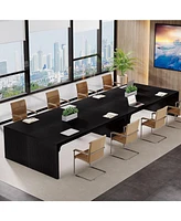 Tribesigns 13FT Conference Table, Large Rectangle Conference Room Table