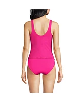 Lands' End Women's Side Tie Tankini Top