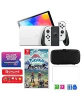 Nintendo Switch Oled MarioKart 8 Bundle with Accessories & Pokemon Arceus