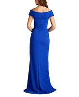 Tadashi Shoji Women's Penn Pleated Drape Gown