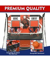 Sugift Foldable Basketball Arcade Game w/Led Scoring, Dual Shot Indoor Hoop Game for 2 Players, Includes 4 Balls