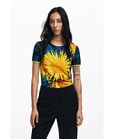 Desigual Women's Sunflower T-shirt